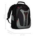 Wenger Pegasus ruksak za 17" prijenosnik, crno-sivi
