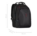 Wenger Carbon ruksak za 17" prijenosnik, crni