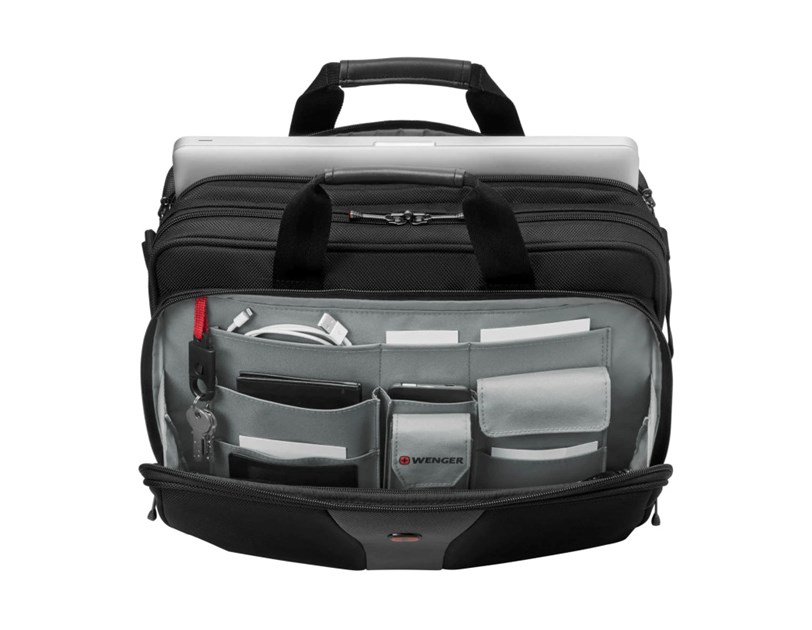 Wenger Legacy Double torba za 16" prijenosnik, crna-siva