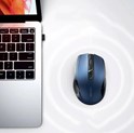 UGREEN MU006 bežični ergonomski miš, bluetooth, 4000 DPI, USB, plavo crni