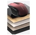 UGREEN MU006 bežični ergonomski miš, bluetooth, 4000 DPI, USB, crveni