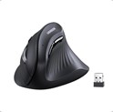 UGREEN bežični ergonomski vertikalni miš, bluetooth, 4000 DPI, USB, crni