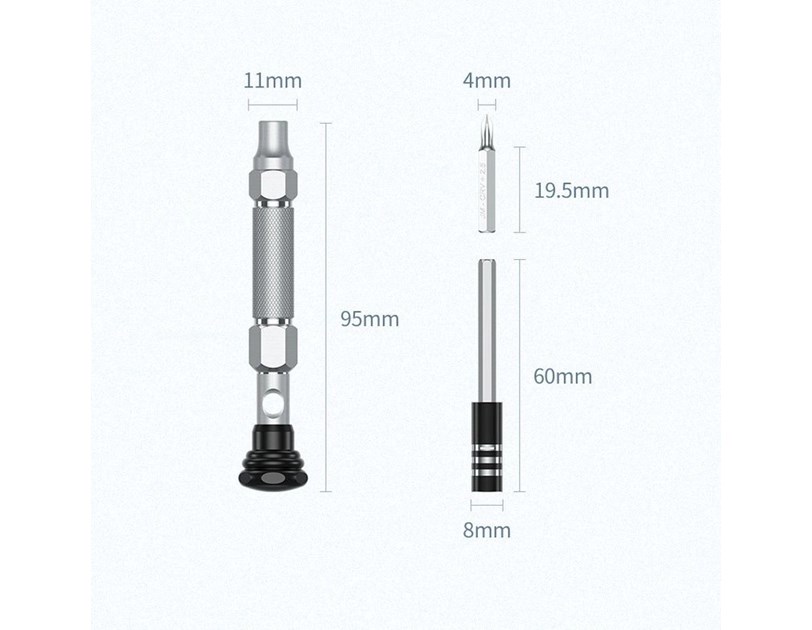 UGREEN 38 u 1 set odvijača od aluminijske legure, 36 vrhova