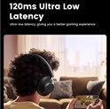UGREEN HP202 HiTune Max5, on-ear, bežične, Bluetooth, ANC, USB-C, crne