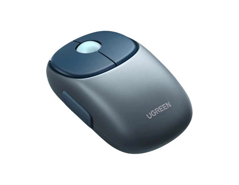 UGREEN FUN+ MU102 bežični miš, 4000 DPI, bluetooth, USB-C punjenje, plavi