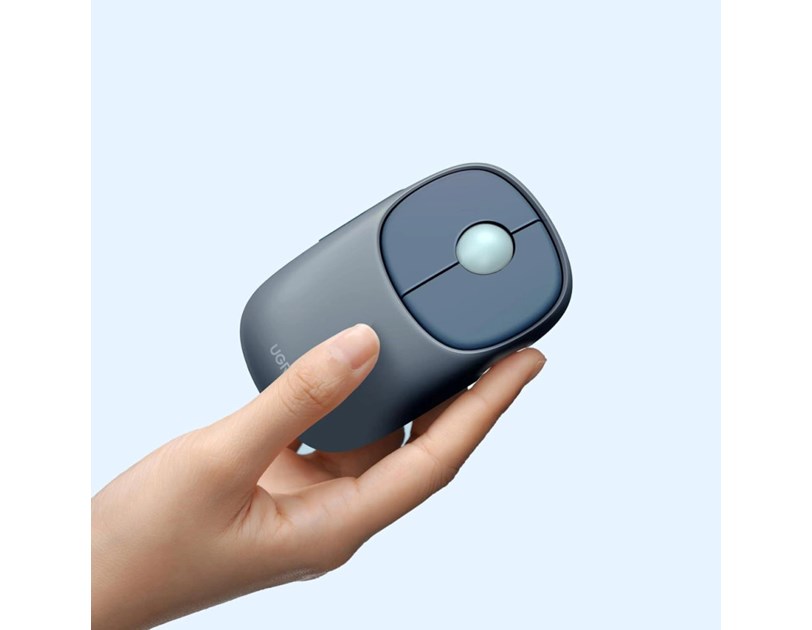 UGREEN FUN+ MU102 bežični miš, 4000 DPI, bluetooth, USB-C punjenje, plavi