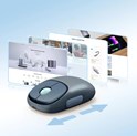 UGREEN FUN+ MU102 bežični miš, 4000 DPI, bluetooth, USB-C punjenje, plavi