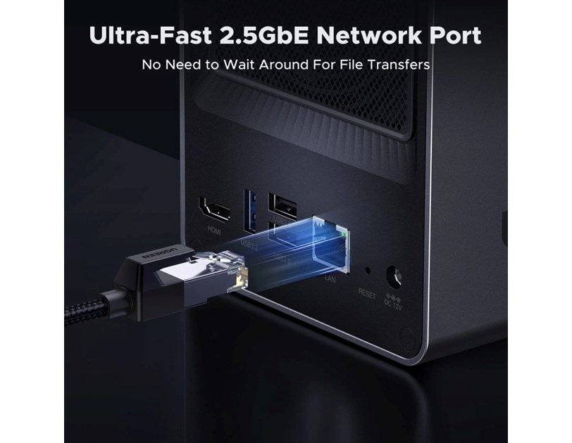 UGREEN NAS DXP2800, 2-bay, Intel N100, 8GB DDR5, eMMC 32GB, UGOS Pro