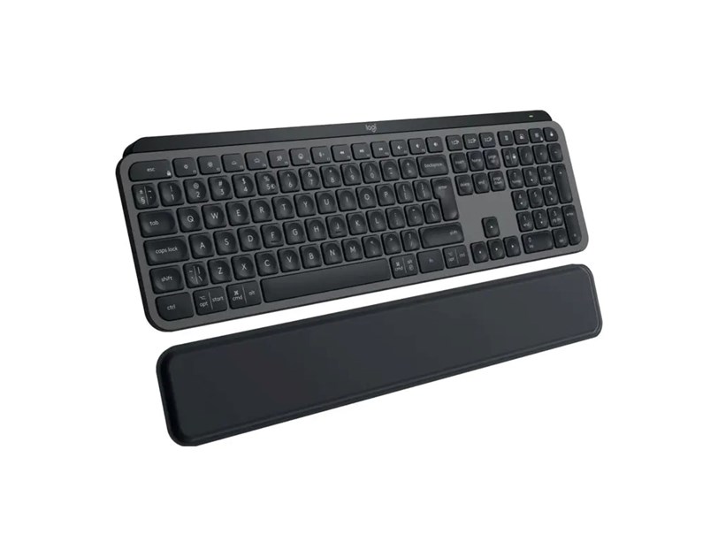 Logitech MX Keys S Plus bežična bluetooth tipkovnica, palm rest, grafit (920-011586)