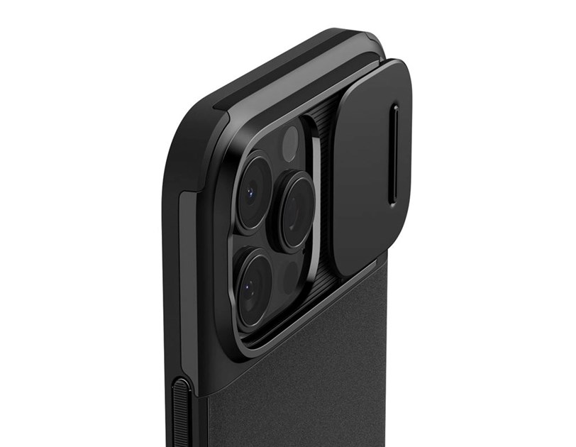 Spigen Optik Armor MagSafe, black - iPhone 16 Pro Max (ACS08015)
