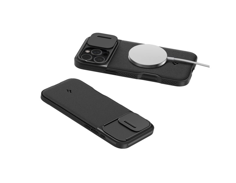 Spigen Optik Armor MagSafe, black - iPhone 16 Pro Max (ACS08015)