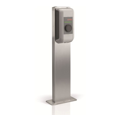 KEBA KeContact P30 postolje za solo punjač električnih vozila, nehrđajući čelik