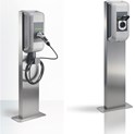 KEBA KeContact P30 postolje za solo punjač električnih vozila, nehrđajući čelik
