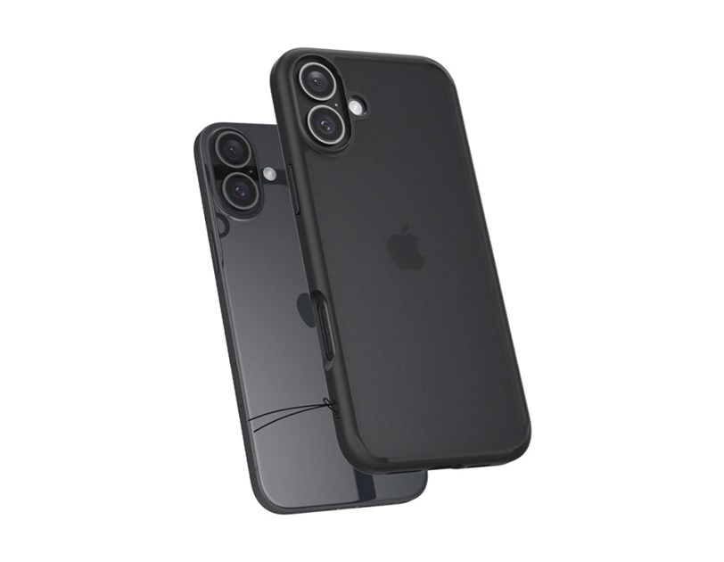 Spigen Ultra Hybrid, frost black - iPhone 16 ACS08200)