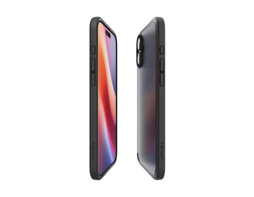 Spigen Ultra Hybrid, frost black - iPhone 16 ACS08200)