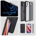 Spigen Ultra Hybrid, frost black - iPhone 16 ACS08200)