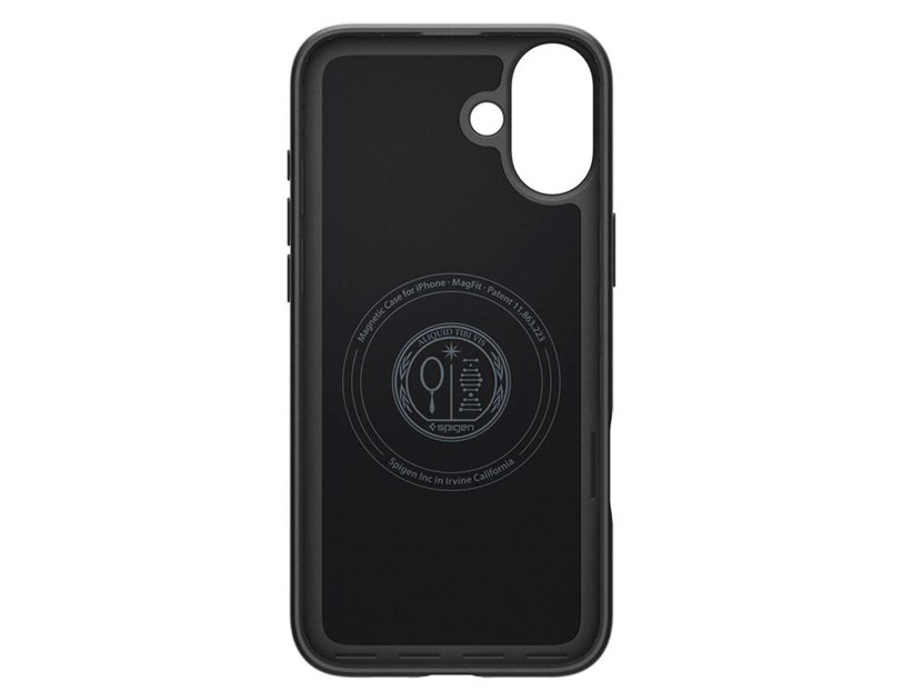 Spigen Thin Fit MagSafe, black - iPhone 16 (ACS08186)