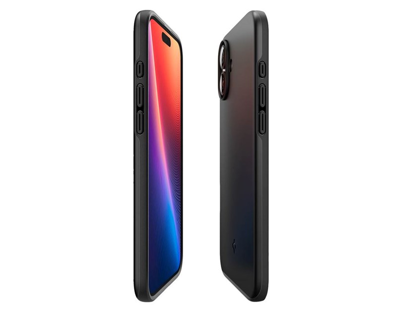 Spigen Thin Fit MagSafe, black - iPhone 16 (ACS08186)