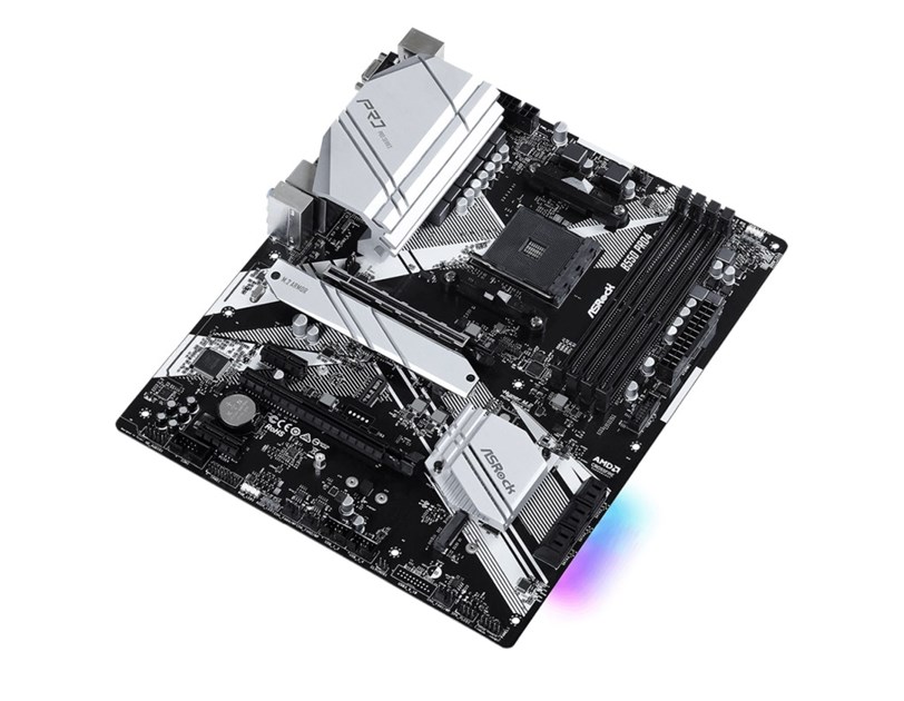 ASRock B550 PRO4, S.AM4, 4× DDR4/4133, PCIe 4.0, VGA/HDMI, ATX