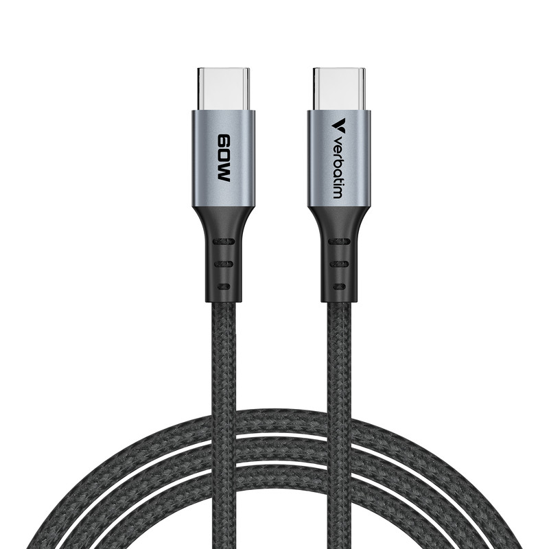 Verbatim Sync & Charge kabel USB-C na USB-C 60W 120 cm