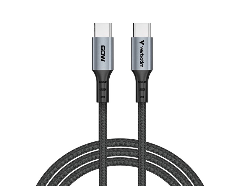 Verbatim Sync & Charge kabel USB-C na USB-C 60W 120 cm