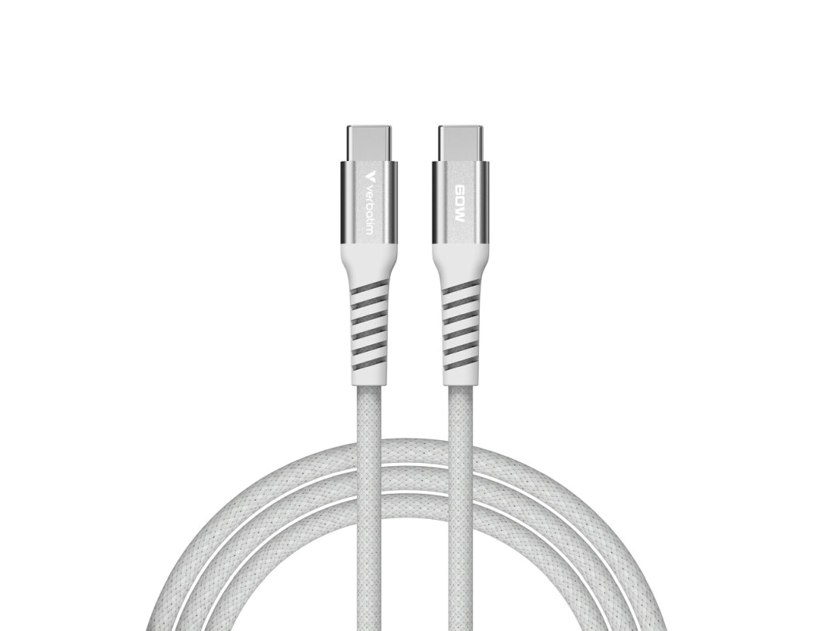 Verbatim Sync & Charge Magnetic kabel USB-C na USB-C 60W 120 cm - sivi