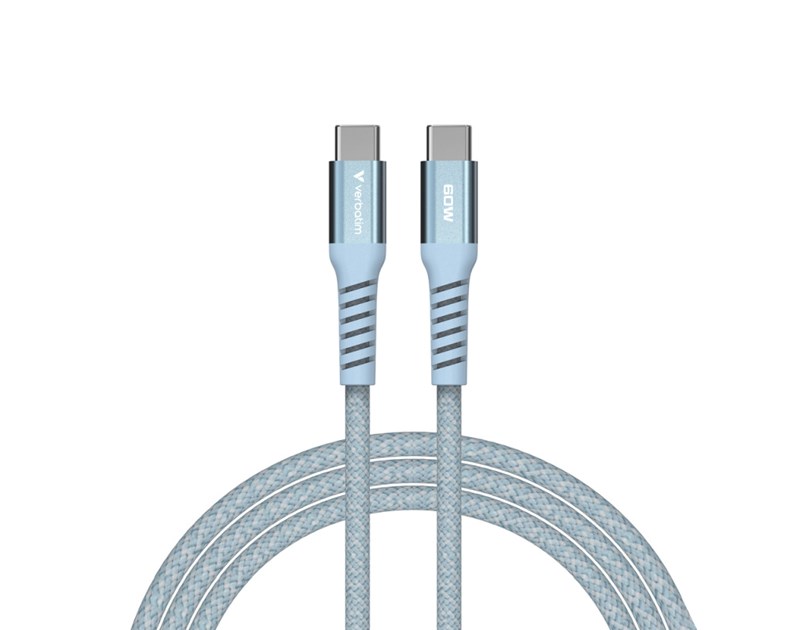 Verbatim Sync & Charge Magnetic kabel USB-C na USB-C 60W 120 cm - plavi