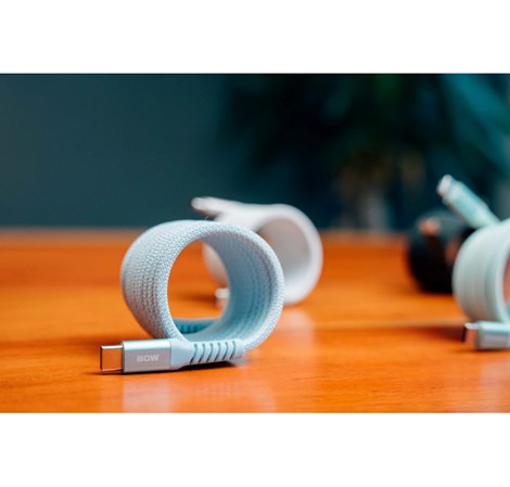 Verbatim Sync & Charge Magnetic kabel USB-C na USB-C, M/M, 60W PD3.0/QC3.0, plavi, 1.2m