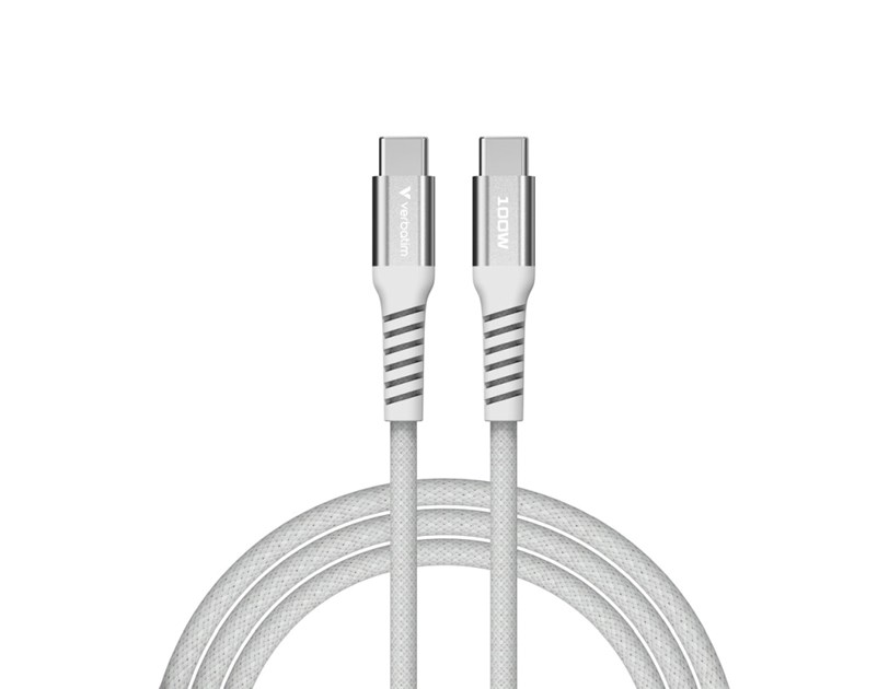 Verbatim Sync & Charge Magnetic kabel USB-C na USB-C 100W 120 cm - sivi