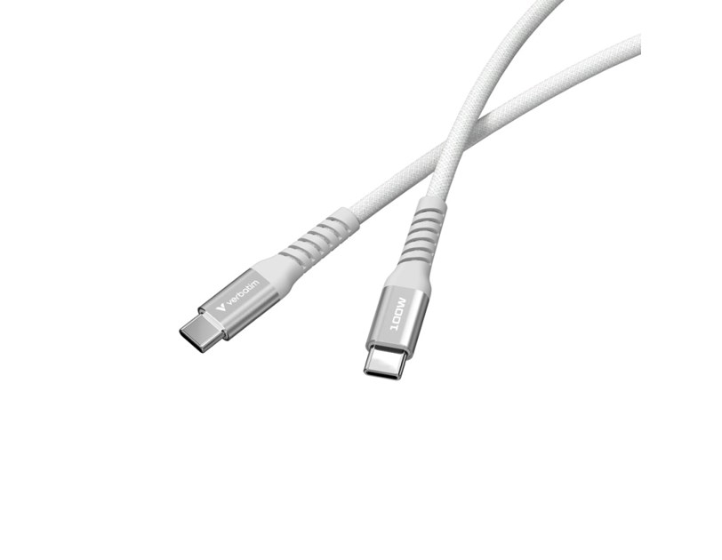 Verbatim Sync & Charge Magnetic kabel USB-C na USB-C 100W 120 cm - sivi