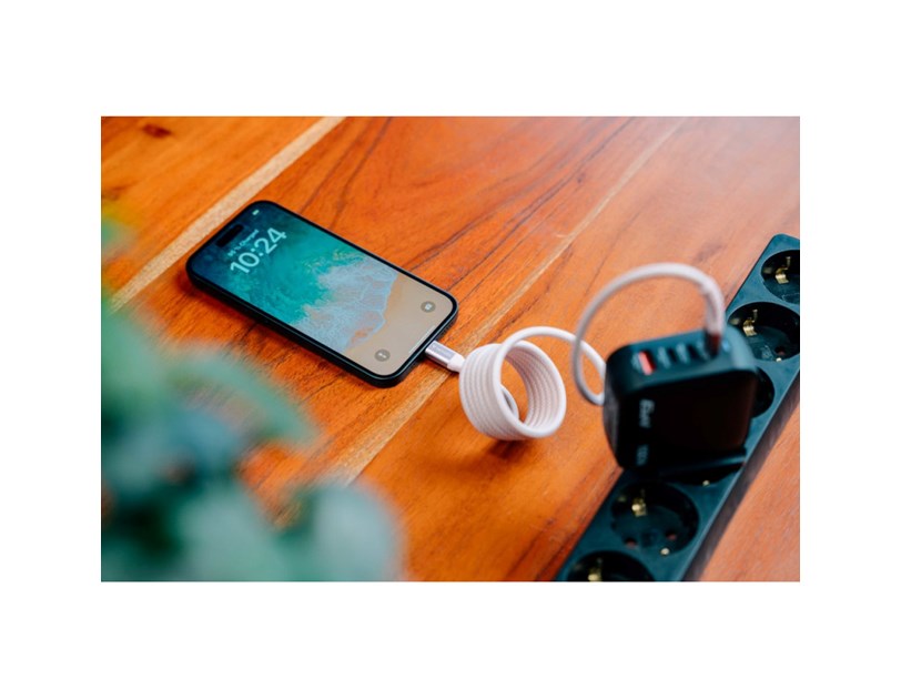 Verbatim Sync & Charge Magnetic kabel USB-C na USB-C 100W 120 cm - sivi