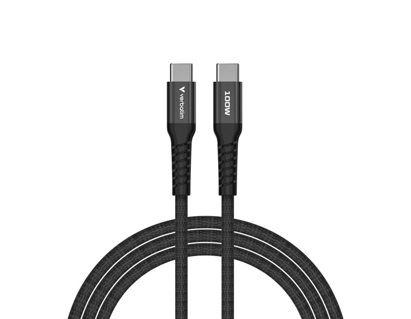 Verbatim Sync & Charge Magnetic kabel USB-C na USB-C 100W 120 cm - crni