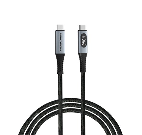 Verbatim Sync & Charge kabel USB-C na USB-C, USB4, 240W 40 Gbps zaslon 120 cm