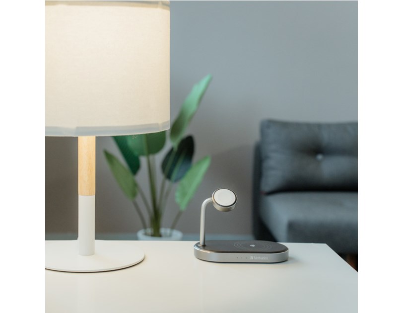 Verbatim WCS-02 stalak za punjenje 3u1 Qi/MFi Wireless + QS kabel + Apple Watch