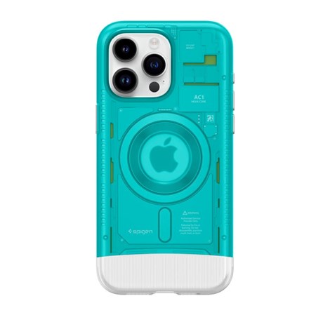 Spigen Classic C1 MagSafe, bondi blue - iPhone 15 Pro (ACS06743)
