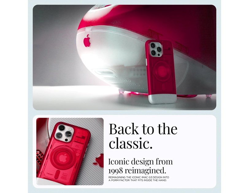 Spigen Classic C1 MagSafe, ruby - iPhone 15 Pro (ACS06744)