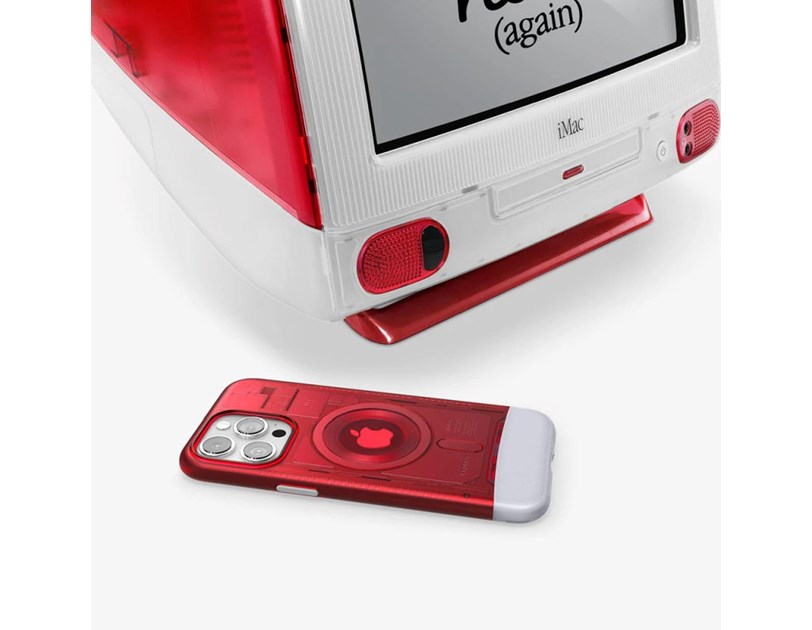 Spigen Classic C1 MagSafe, ruby - iPhone 15 Pro (ACS06744)