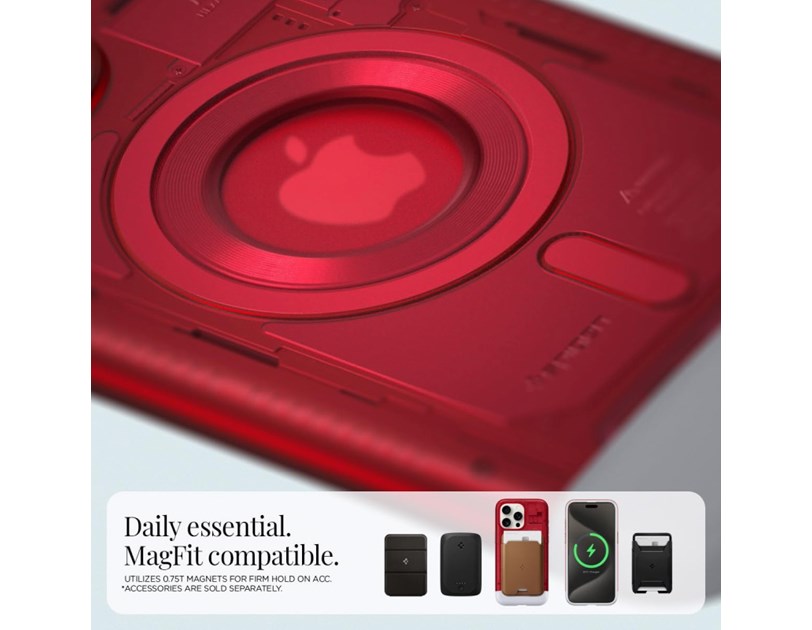 Spigen Classic C1 MagSafe, ruby - iPhone 15 Pro (ACS06744)