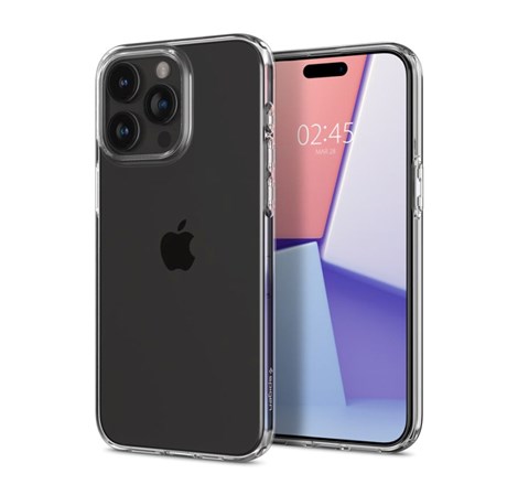 Spigen Liquid Crystal, zaštitna maska za telefon, prozirna - iPhone 15 Pro Max (ACS06557)