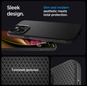 Spigen Liquid Air, zaštitna maska za telefon, mat crna - iPhone 15 Pro Max (ACS06562)