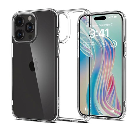 Spigen Ultra Hybrid, zaštitna maska za telefon, prozirna - iPhone 15 Pro Max (ACS06565)