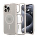 Spigen Ultra Hybrid MagSafe, frost natural titanium - iPhone 15 Pro
