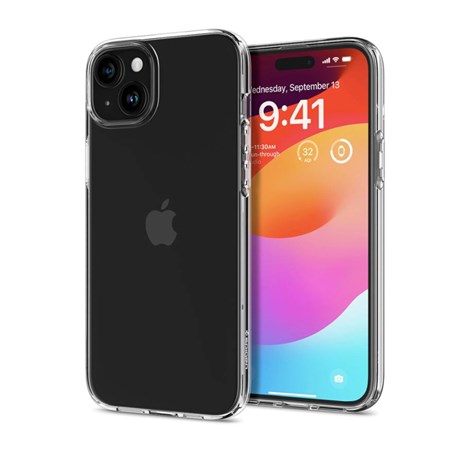 Spigen Liquid Crystal, zaštitna maska za telefon, prozirna - iPhone 15 Plus (ACS06647)