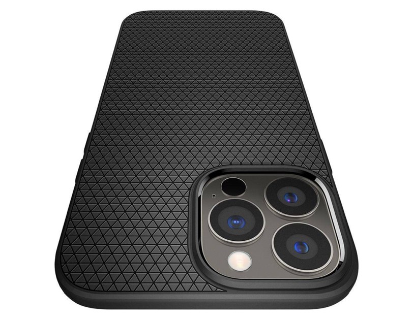 Spigen Liquid Air, zaštitna maska za telefon, mat crna - iPhone 15 Plus (ACS06650)