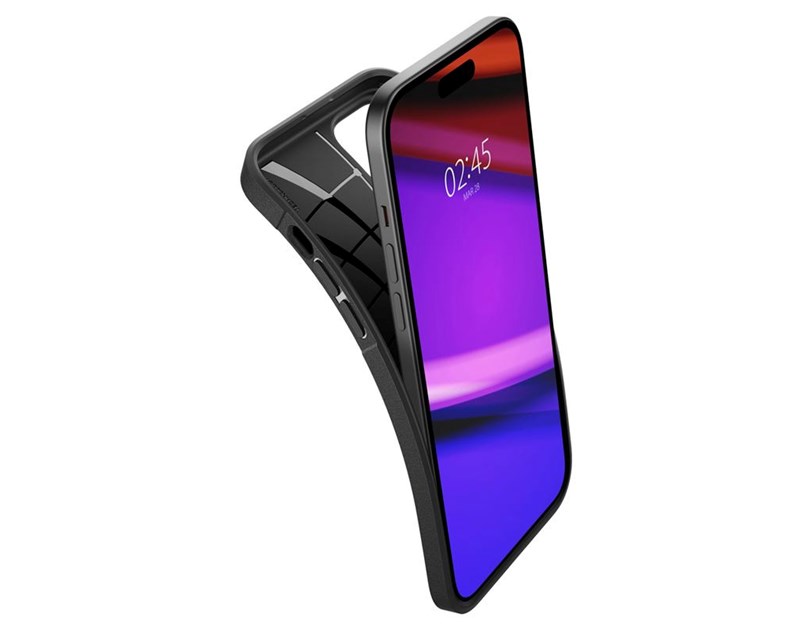 Spigen Core Armor, zaštitna maska za telefon, mat crna - iPhone 15 Plus (ACS06454)