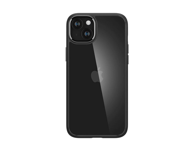 Spigen Crystal Hybrid, zaštitna maska za telefon, mat crna - iPhone 15 Plus (ACS06462)