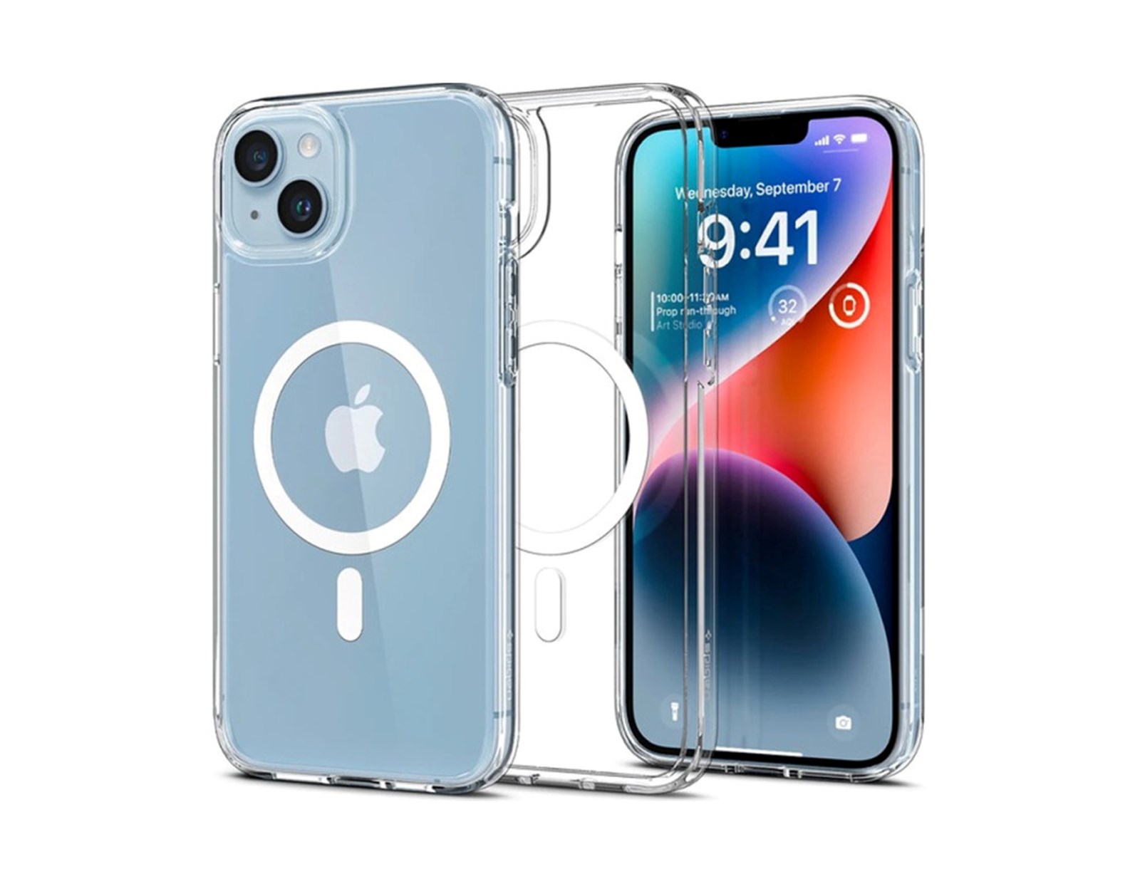 Spigen Ultra Hybrid MagSafe, zaštitna maska za telefon, bijela - iPhone 15 Plus (ACS06660)
