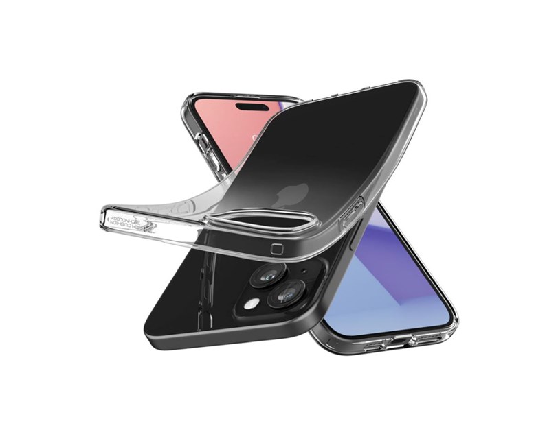 Spigen Liquid Crystal, zaštitna maska za telefon, prozirna - iPhone 15 (ACS06786)