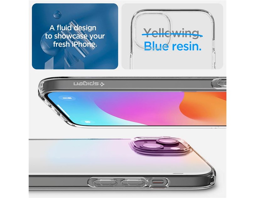 Spigen Liquid Crystal, zaštitna maska za telefon, prozirna - iPhone 15 (ACS06786)