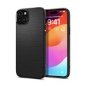 Spigen Liquid Air, zaštitna maska za telefon, mat crna - iPhone 15 (ACS06790)
